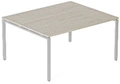 Naos Conference Table - Metal Frame with Horizontal Beams