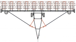 Heavy Spring Harrow BTP-18 for Efficient Soil Tillage