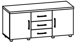 Steel EVO Series 17 201 Mobile Tool Cabinet with Lockable Top Drawer