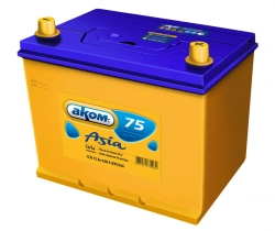Lead-Acid Starter Battery 6СТ-75VL ACOM ASIA Euro