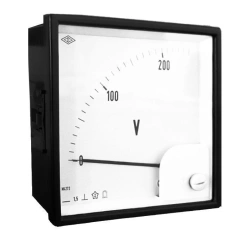 Panel-Mounted Microamperes, Milliamperes, Amperes, and Voltmeter M4272 for DC Measurements