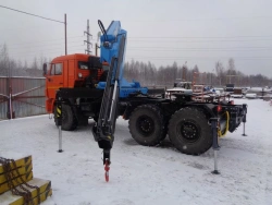 Multi-Functional Hydraulic Crane Truck KMA on KAMAZ 5350 Model 51K10N-UH