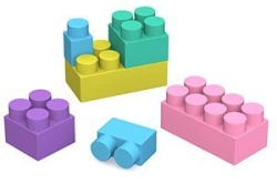 Large Size Building Set "Mega" - 50 Pieces