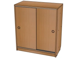 Sliding Door Shelf Unit "UdK-3" from Constructor Set / SJ60