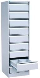 Metal Document Cabinet with High-Security Lock for A5 Format