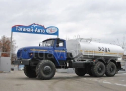 Technical Water and Food Transport Tanker ACPТ Type 567521 on Ural 4320 Chassis