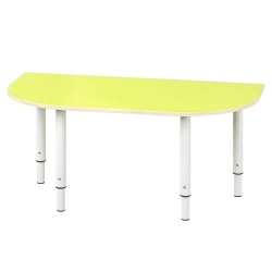 Adjustable Round Children's Table for Two № 1-3
