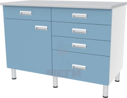 Laboratory Table SL-04-MSK (SL-04-217) with Storage