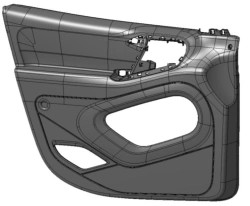 Left Front Door Trim Panel for M1 and N1 Vehicles 9683045377