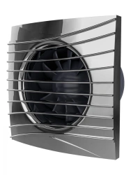 Decorative Exhaust Fan SILENT 4C Chrome with Back Valve