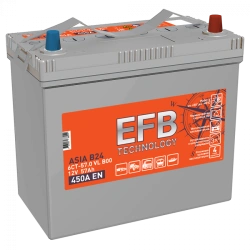 TUBOR ASIA EFB 6CT-57.1(0) VL B00 Lead-Acid Starter Battery