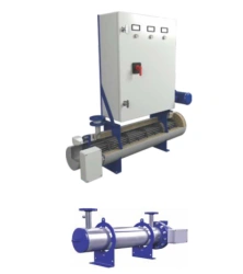 Electric Shell-and-Tube Heater EH 25 for Oil, Fuel, and Water