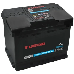 TUBOR Classic 6ST-60.1(0) VL Lead-Acid Starter Battery