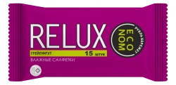 Refreshing Wet Wipes with Grapefruit Scent for Cleanliness RELUX