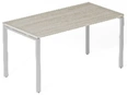 Naos Work Table - Metal Frame with Horizontal Crossbars