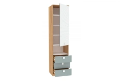 Modern Type 1 LD.520060.000 Shelving Unit with Drawers (Golden Oak)