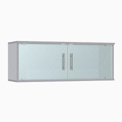 Wall-Mounted Shelf with Two Glass Doors Model PNS-1