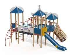 Children's Play Complex 3.219 with Roofs, Height 1500 mm
