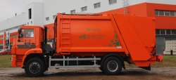 MST-6963-50-4 Medium-Duty Garbage Truck on KAMAZ 53605-A5 Chassis