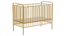 Durable Metal Kids Bed Polini Vintage 110, Bronze, Model 0001648.9