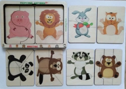 Animal Puzzle Game for Kids 3+, 8 Pictures