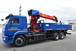 Special Truck with Crane Manipulator, KAMAZ 65117-A5, Model GIRD 5849DF