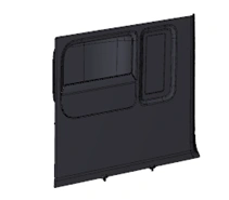 Right Side Trunk Interior Trim Panel GARNITURE LAT D COFFRE AR 96833541ZD