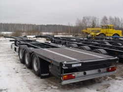 Container Trailer Tonar 97462 for ISO 668:2013 Transport