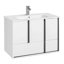 Riviera 80 White Matte Vanity Cabinet 1A239001RVX201