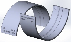 Upper crankshaft bearing insert DZW.236-1005170-VR1