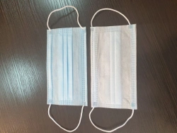 Disposable Medical Mask, Three-Layer Non-Woven, Size 17.5cm x 9.5cm