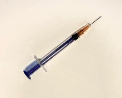 Sterile Single-Use Injectable Syringe 0.1ml with Built-in Needle