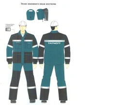 Women's Protective Suit (Jacket & Pants) for Industrial Pollution and Mechanical Impact