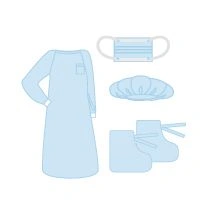 Surgical Clothing Set No. 1, KOH No. 1