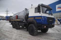 Sewage Vacuum Tank Truck UZST02 5676-17 on Ural 5557-80/5557-82