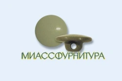 Polyamide Glass-Filled Button with Hole, Diameter 14mm, Assorted Colors