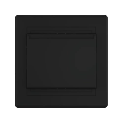 CADUCEUS ALING PRESTIGE Black Soft Touch Switch 10A 250V, Model 6095.E1E1