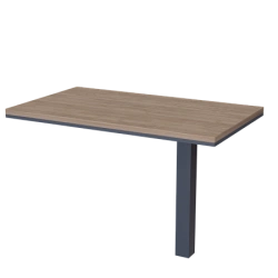 PREGO Briefing Table with Metal Base