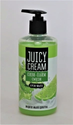 Juicy Cream Liquid Soap with Kiwi-Lime Smoothie