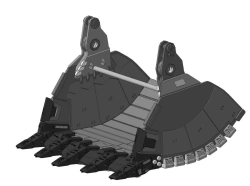 R-9400.FS-22 Bucket Jaw with Bottom Discharge 22m³ Capacity