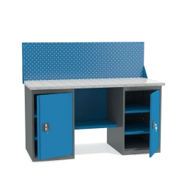 Durable Workbench with Two Cabinets, VT2-1.6