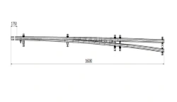 Main Line Frame Rail with Spike Project 2901.01.000RK2