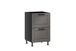 Mocha LD.274120.000 Kitchen Cabinet Facade Set with 2 Drawers (500mm)