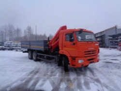 Hydraulic Crane Truck KMA on KAMAZ 43118 Chassis Model 41K31N-UH