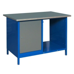 Workbench with Single Cabinet WK1200(T0) for Assembly and Tool Storage