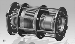 Universal unloaded bellows compensator (type U) of UBZ design with nominal diameter from 15 mm to 5000 mm,