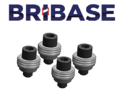 Set of 4 Ribbed Clamps, Height 11mm, BriBase BB.VS.100.51.011
