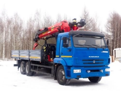 Hydraulic Crane Truck MKMA on KAMAZ 65117 Chassis 64K36N-UF