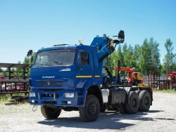 Hydraulic Loading Crane Truck KMA Based on KAMAZ 5350 Model 51K12N-UG