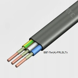 Power Cable with Copper Conductors, PVC Insulation and Sheath, 0.66kV, Model ВВГ-Пнг(А)-FRLSLTx-0.66